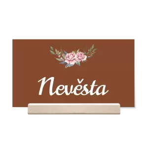 Papírová jmenovka VENUŠE