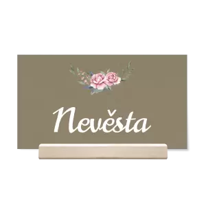 Papírová jmenovka VENUŠE