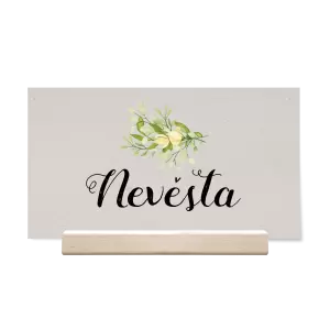 Papírová jmenovka SUNBY