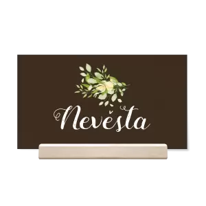 Papírová jmenovka SUNBY