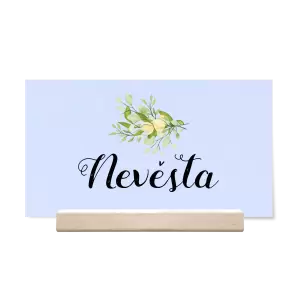 Papírová jmenovka SUNBY