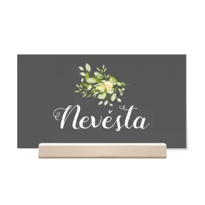 Papírová jmenovka SUNBY