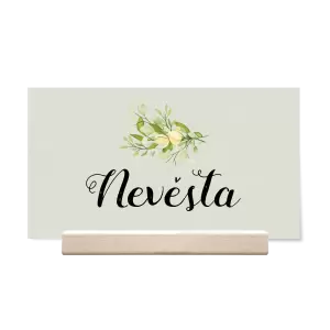 Papírová jmenovka SUNBY