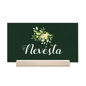 Papírová jmenovka SUNBY