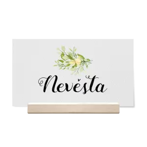 Papírová jmenovka SUNBY