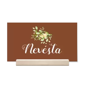 Papírová jmenovka SUNBY