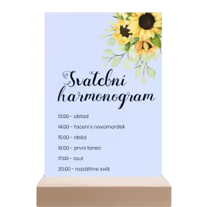 Papírový harmonogram SOLLY