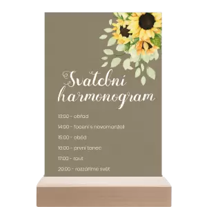 Papírový harmonogram SOLLY