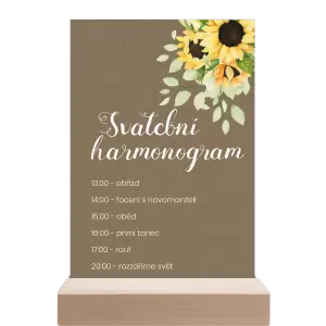 Papírový harmonogram SOLLY