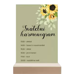 Papírový harmonogram SOLLY