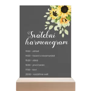 Papírový harmonogram SOLLY