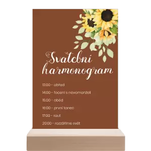 Papírový harmonogram SOLLY