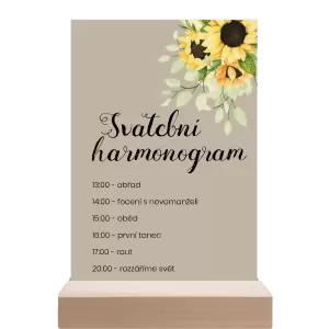 Papírový harmonogram SOLLY