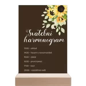 Papírový harmonogram SOLLY