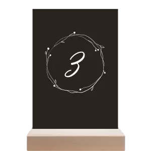 Papírové číslo stolu SALIKA