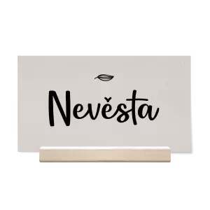 Papírová jmenovka JINDRA