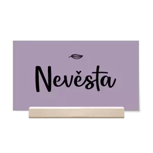 Papírová jmenovka JINDRA