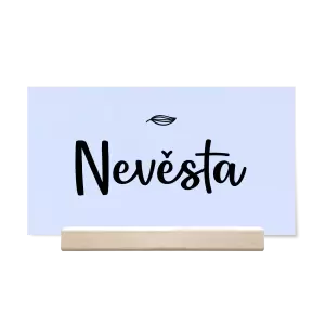 Papírová jmenovka JINDRA