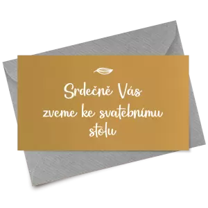 Papírová pozvánka JINDRA