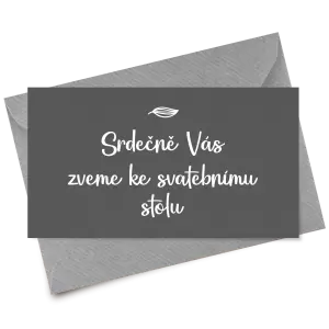 Papírová pozvánka JINDRA