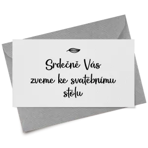 Papírová pozvánka JINDRA