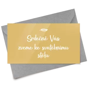 Papírová pozvánka JINDRA