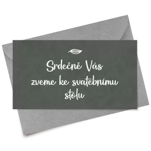 Papírová pozvánka JINDRA