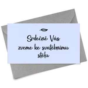 Papírová pozvánka JINDRA