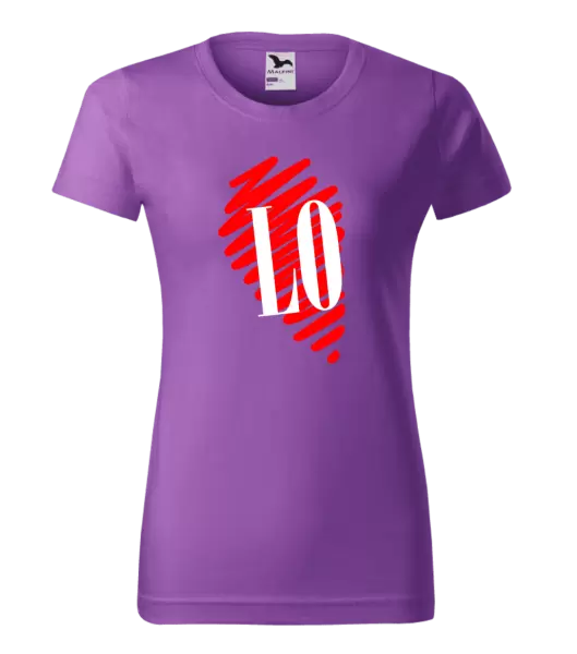 Dámské tričko Srdce LOVE - LO