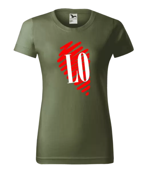 Dámské tričko Srdce LOVE - LO