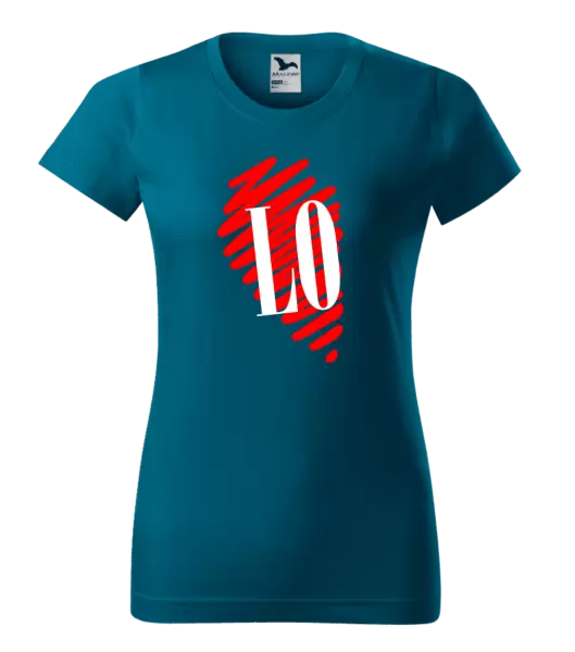 Dámské tričko Srdce LOVE - LO