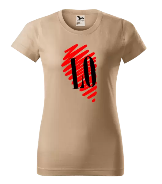 Dámské tričko Srdce LOVE - LO