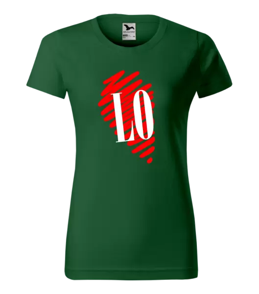 Dámské tričko Srdce LOVE - LO