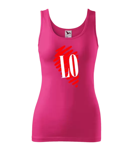 Dámské tílko Srdce LOVE - LO
