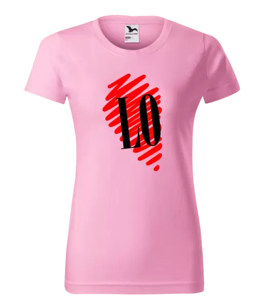 Dámské tričko Srdce LOVE - LO