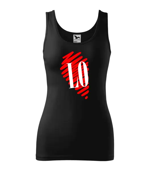 Dámské tílko Srdce LOVE - LO