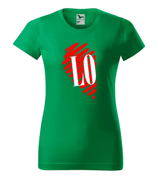 Dámské tričko Srdce LOVE - LO