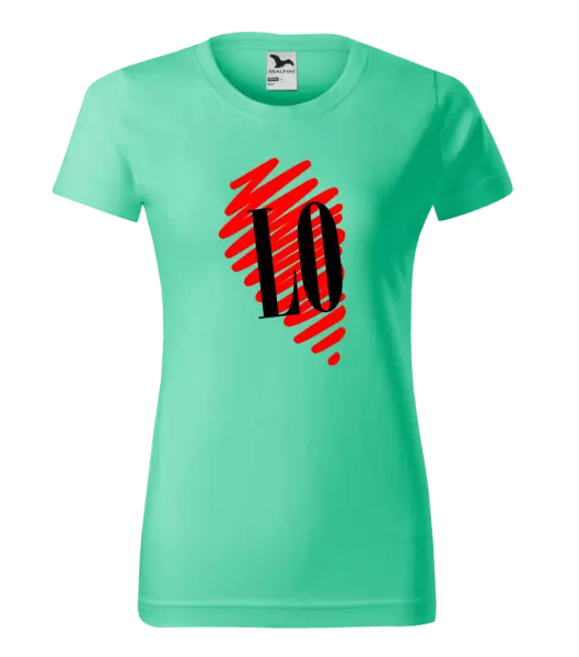 Dámské tričko Srdce LOVE - LO