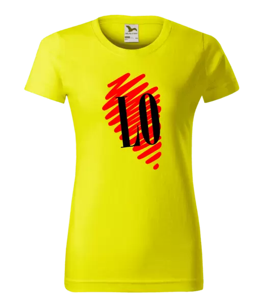 Dámské tričko Srdce LOVE - LO