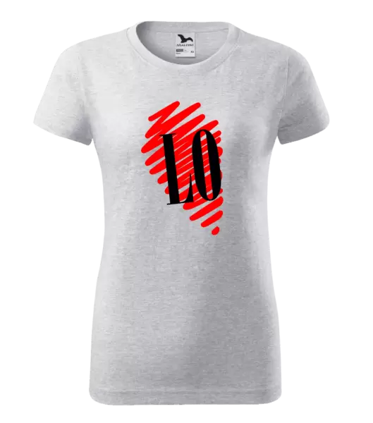 Dámské tričko Srdce LOVE - LO