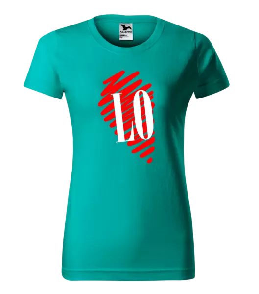 Dámské tričko Srdce LOVE - LO