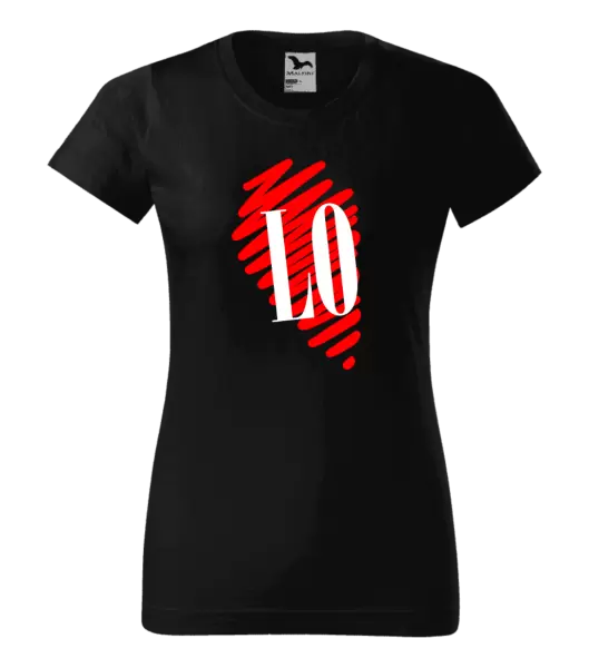 Dámské tričko Srdce LOVE - LO