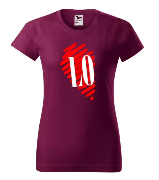 Dámské tričko Srdce LOVE - LO