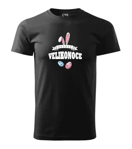 Pánské velikonoční tričko Veselé Velikonoce - uši