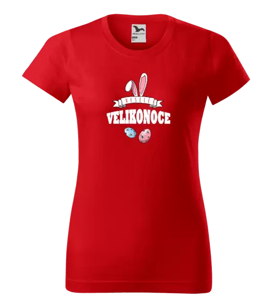 Dámské velikonoční tričko Veselé Velikonoce - uši