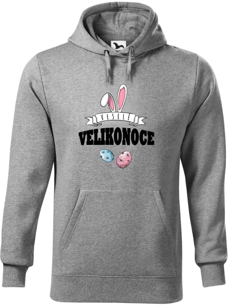 Pánská mikina Veselé Velikonoce - uši