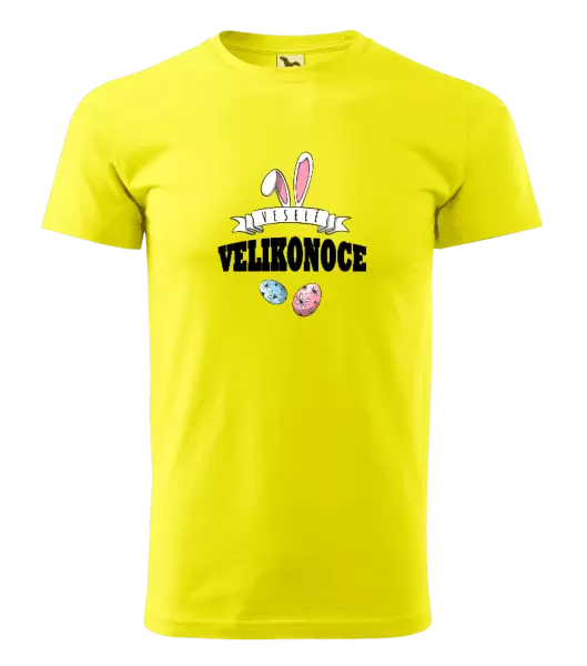 Pánské velikonoční tričko Veselé Velikonoce - uši