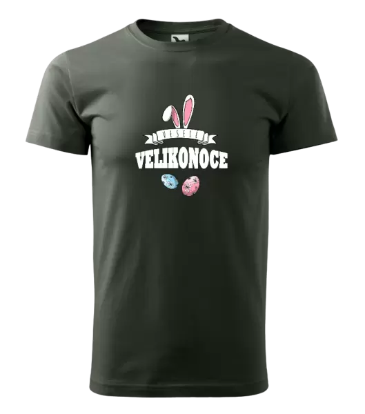 Pánské velikonoční tričko Veselé Velikonoce - uši