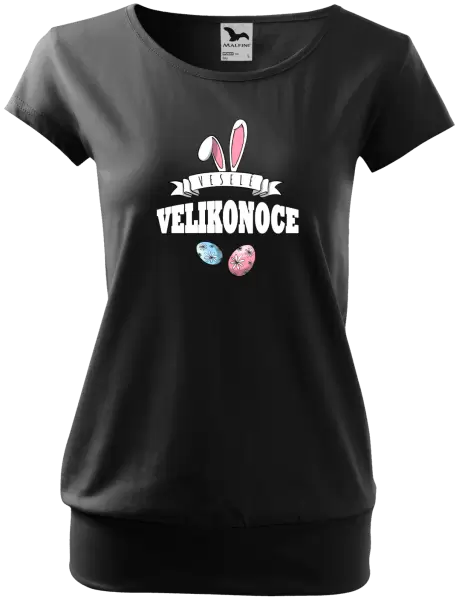 Dámské velikonoční tričko Veselé Velikonoce - uši