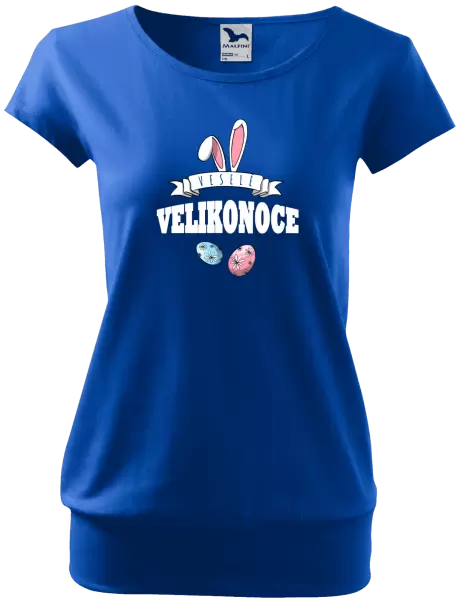 Dámské velikonoční tričko Veselé Velikonoce - uši